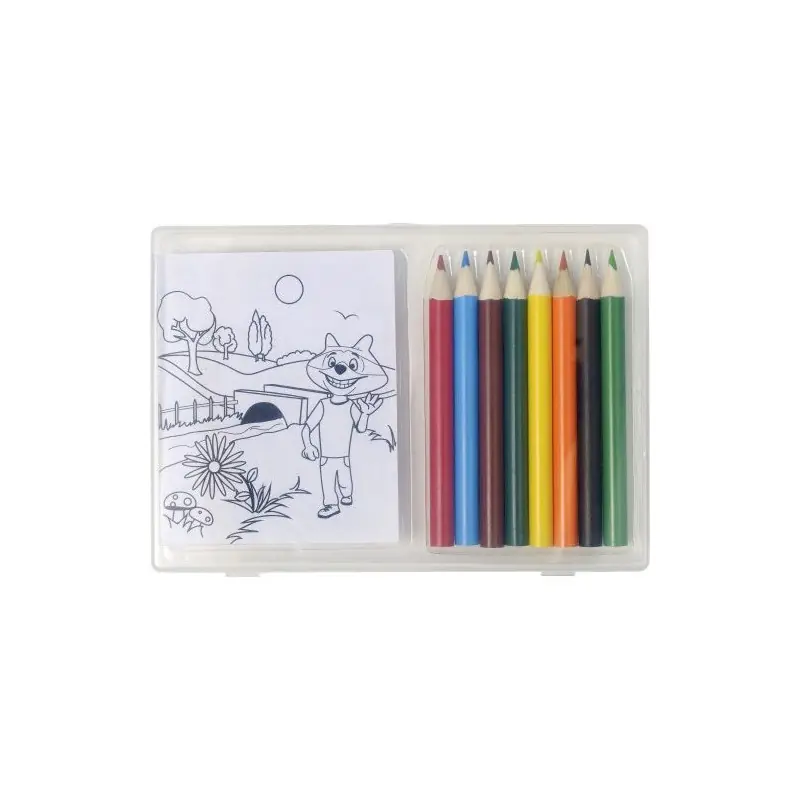 Set à dessin de 8 crayons Adita