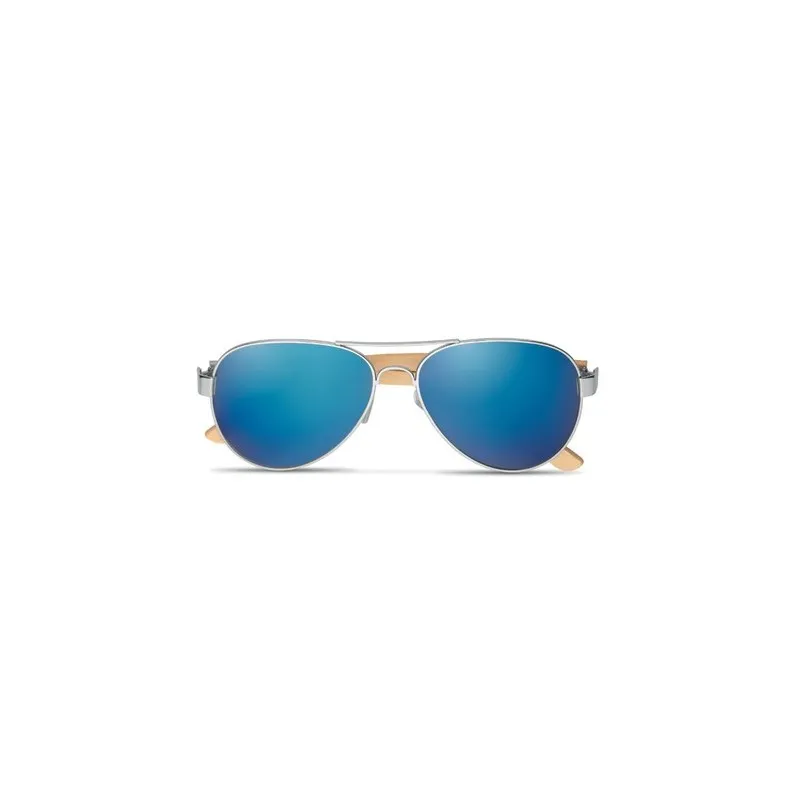 Lunettes de soleil écologiques en bambou personnalisées - Protection UV400 HONIARA Matières : coton Taille textile : L Couleurs 