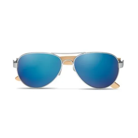 Lunettes de soleil écologiques en bambou personnalisées - Protection UV400 HONIARA Matières : coton Taille textile : L Couleurs 