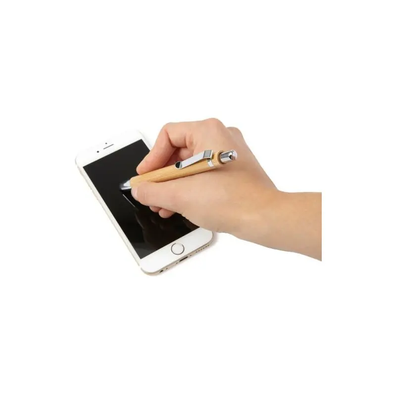 Stylo bille écologique en bambou personnalisable - Jerome Matières : coton Taille textile : 7/8 ans Couleurs : noir goodies publ