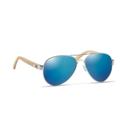 Lunettes de soleil écologiques en bambou personnalisées - Protection UV400 HONIARA Matières : coton Taille textile : L Couleurs 