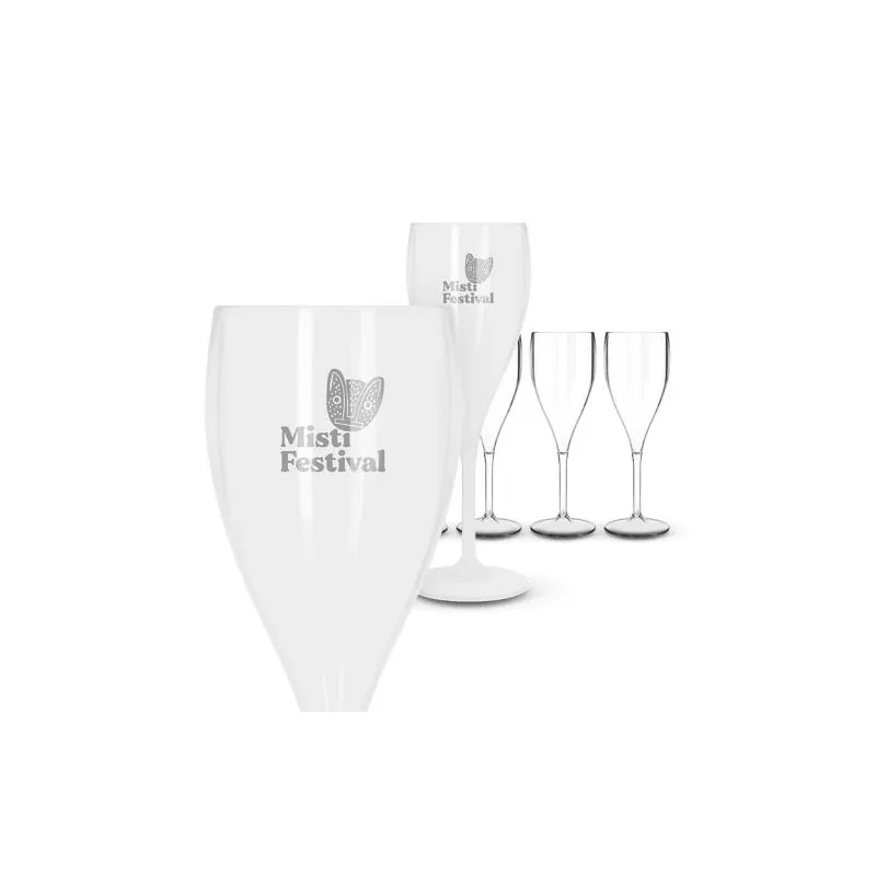 Flûte à Champagne Réutilisable Écologique en Plastique Tritan 16 cl - Ras Bord Matières : coton Taille textile : M Couleurs : ve