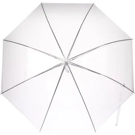 Parapluie automatique personnalisé en PVC Denise Matières : coton Taille textile : 9/11 ans Couleurs : gris
