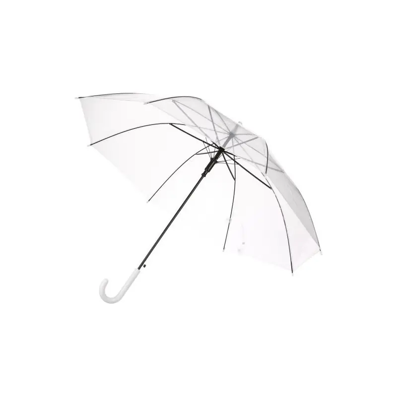 Parapluie automatique personnalisé en PVC Denise Matières : coton Taille textile : 9/11 ans Couleurs : gris impression haute déf