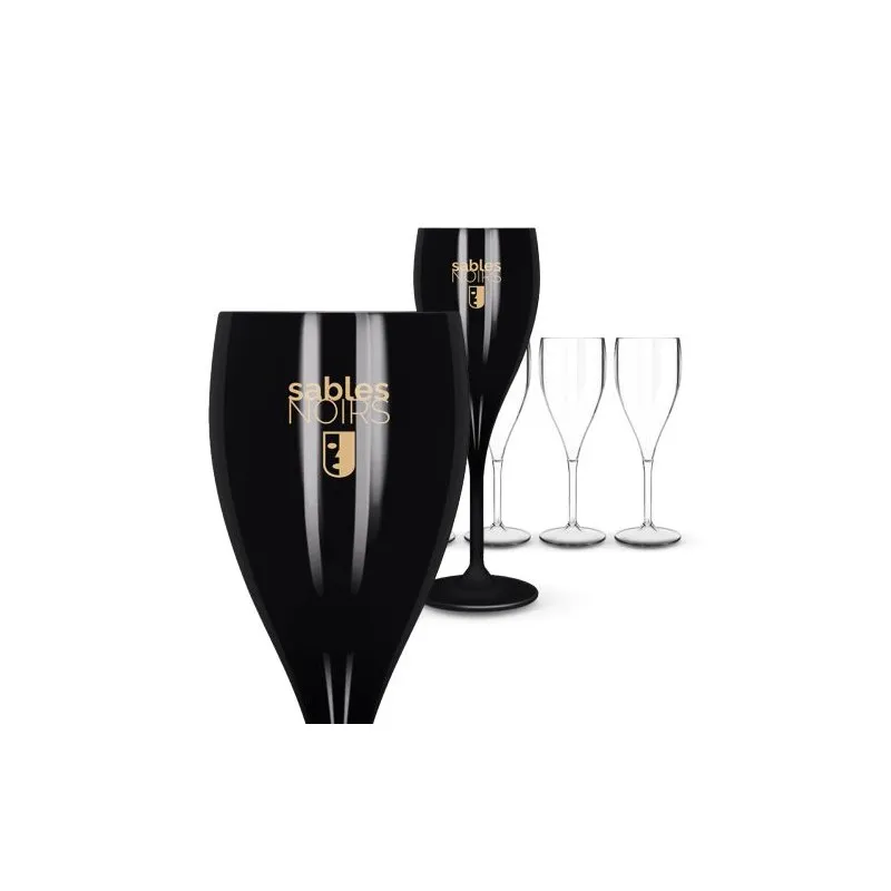 Flûte à Champagne Réutilisable Écologique en Plastique Tritan 16 cl - Ras Bord Matières : coton Taille textile : S Couleurs : éc