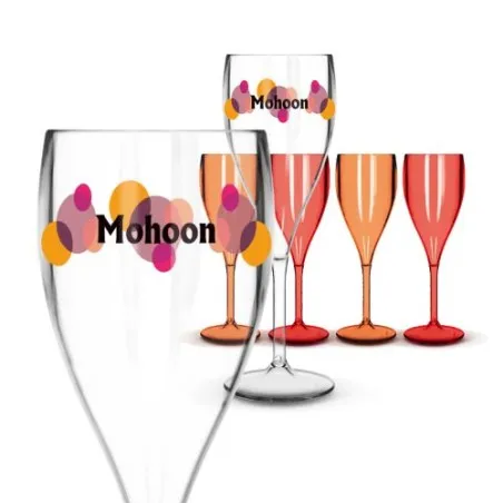 Flûte à Champagne Réutilisable Écologique en Plastique Tritan 16 cl - Ras Bord Matières : coton Taille textile : XL Couleurs : j