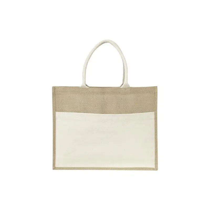 Sac Shopping en Toile de Jute Livvie Personnalisé