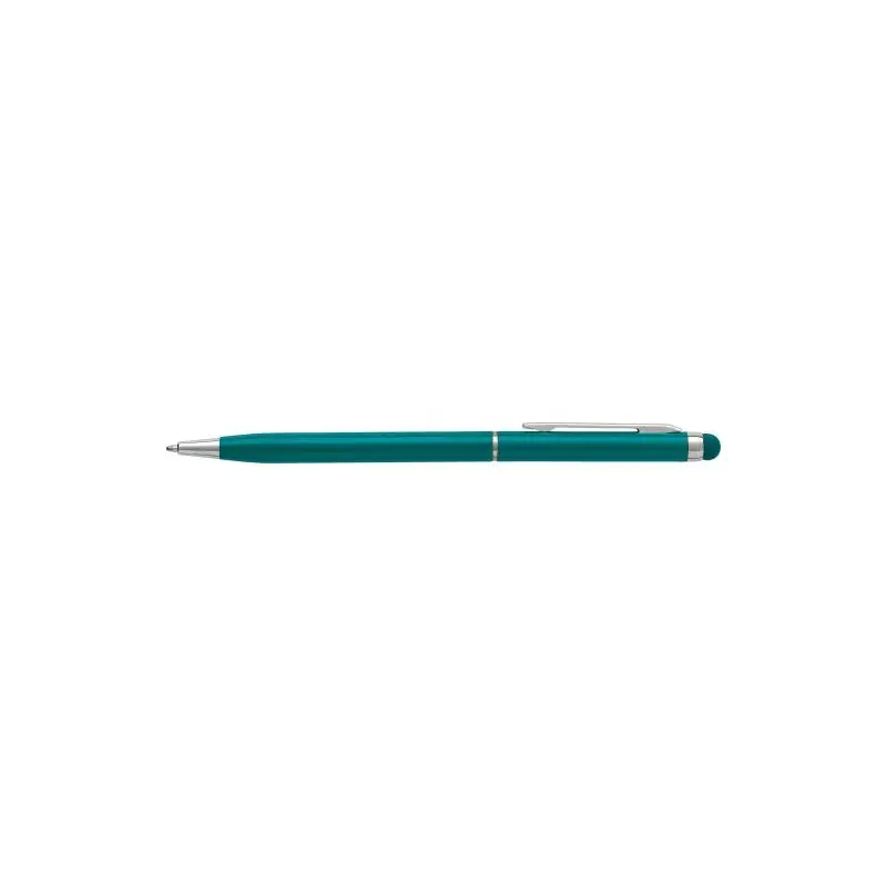 Stylo bille aluminium personnalisé avec stylet Irina Matières : coton Taille textile : XXL Couleurs : vert foncé personnalisatio