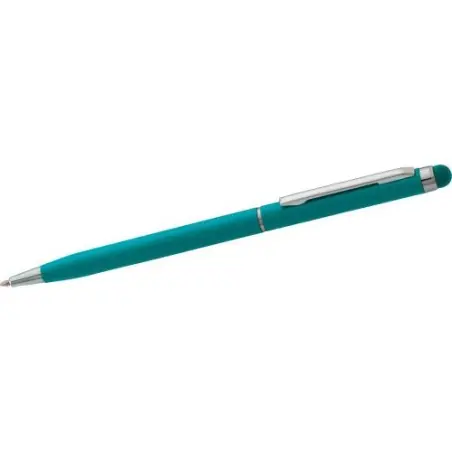 Stylo bille aluminium personnalisé avec stylet Irina Matières : coton Taille textile : XL Couleurs : bleu marine foncé personnal