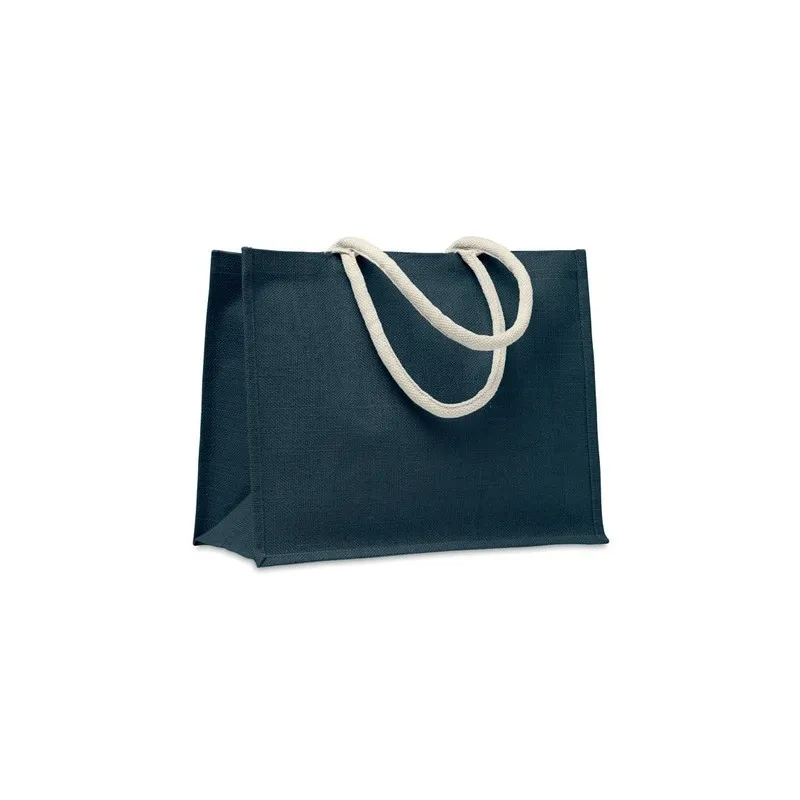 Sac Shopping Écologique Personnalisé en Jute Élégant AURA Matières : coton Taille textile : L Couleurs : jaune