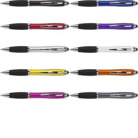 Stylo bille écologique personnalisé en plastique - Lana Matières : coton Taille textile : XXL Couleurs : gris impression logo ha