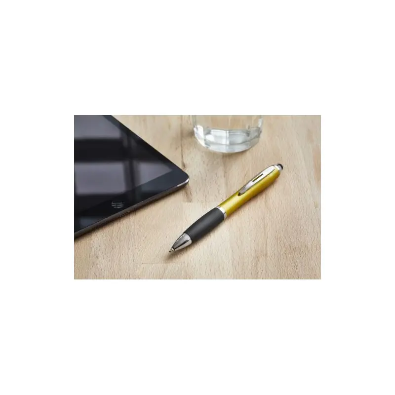 Stylo bille écologique personnalisé en plastique - Lana Matières : coton Taille textile : XXL Couleurs : noir marquage laser ult