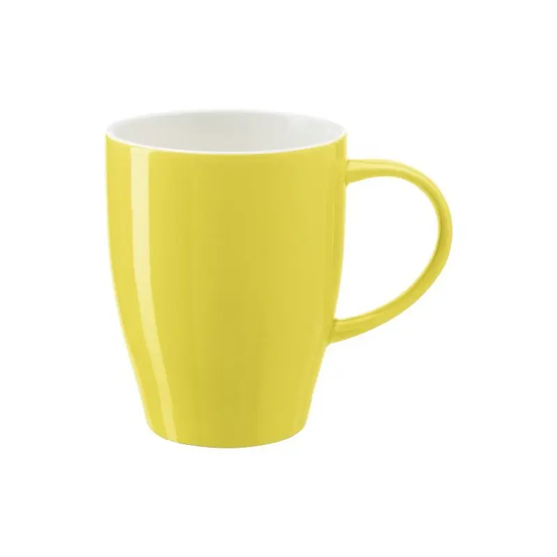 Mug Bicolore Personnalisé en Porcelaine de 350 ml - Paula Matières : PET recyclé Couleurs : vert livraison express 24h 48h