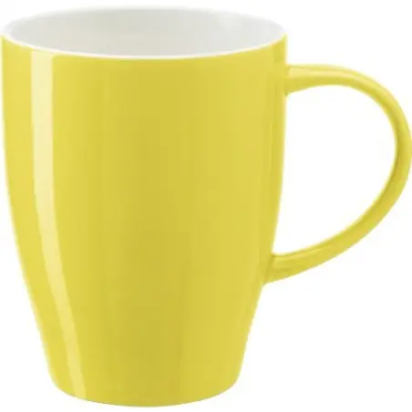 Mug Bicolore Personnalisé en Porcelaine de 350 ml - Paula Matières : PET recyclé Couleurs : vert livraison express 24h 48h