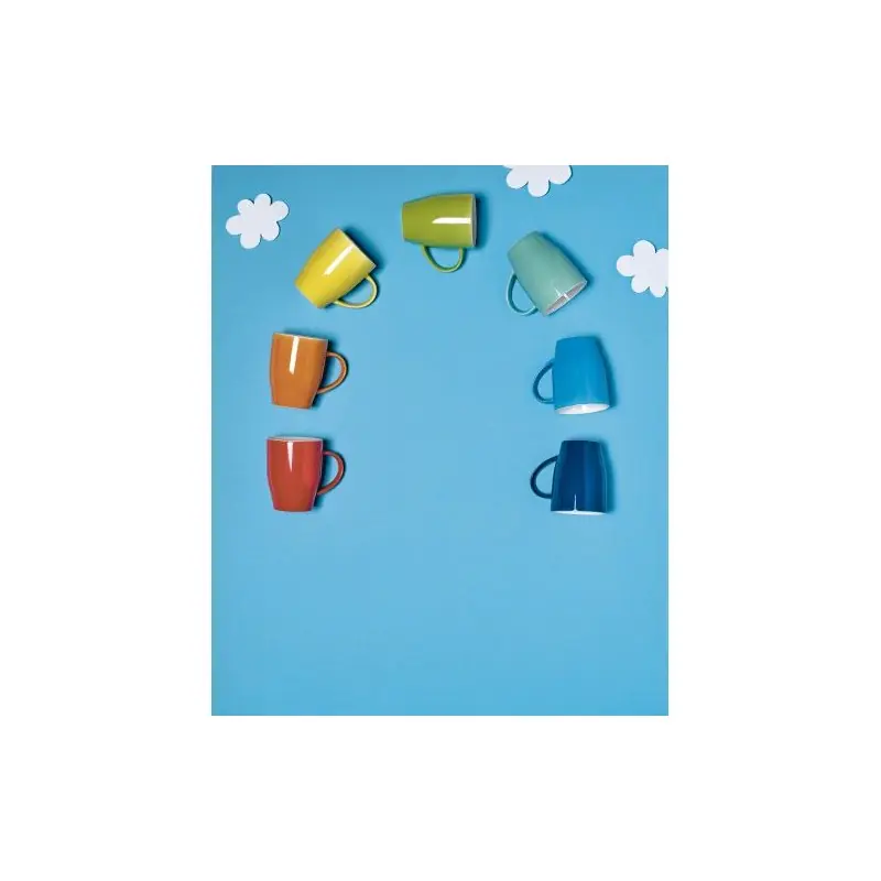 Mug Bicolore Personnalisé en Porcelaine de 350 ml - Paula Matières : bambou personnalisation rapide en France