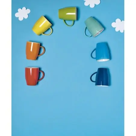 Mug Bicolore Personnalisé en Porcelaine de 350 ml - Paula Matières : bambou personnalisation rapide en France