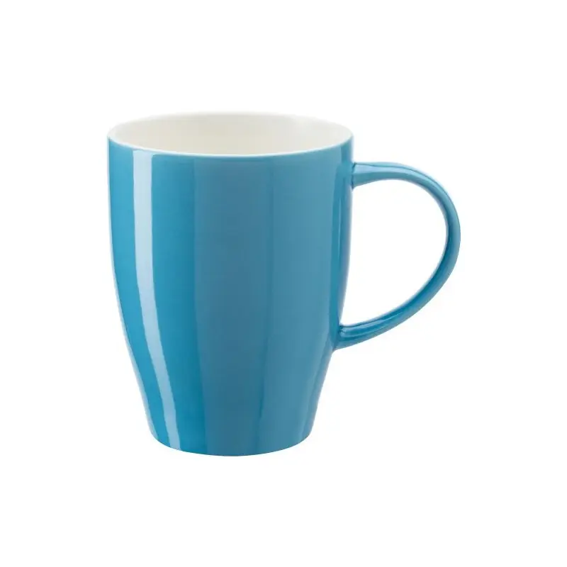 Mug Bicolore Personnalisé en Porcelaine de 350 ml - Paula Couleurs : rouge Matières : polyester recyclé goodies publicitaire évé