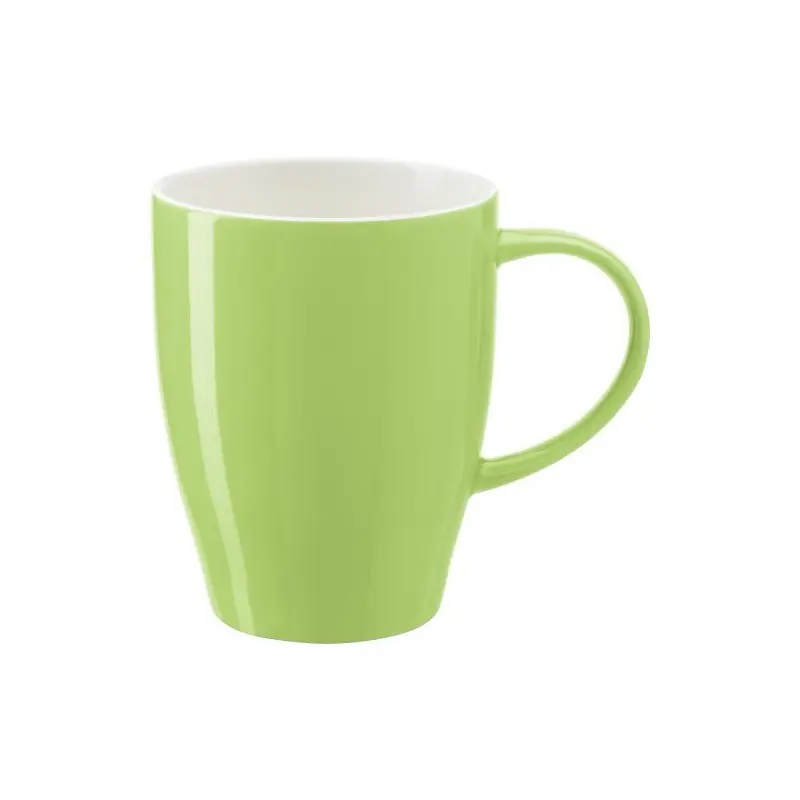 Mug Bicolore Personnalisé en Porcelaine de 350 ml - Paula Couleurs : noir Matières : polyester recyclé cadeau entreprise pas che
