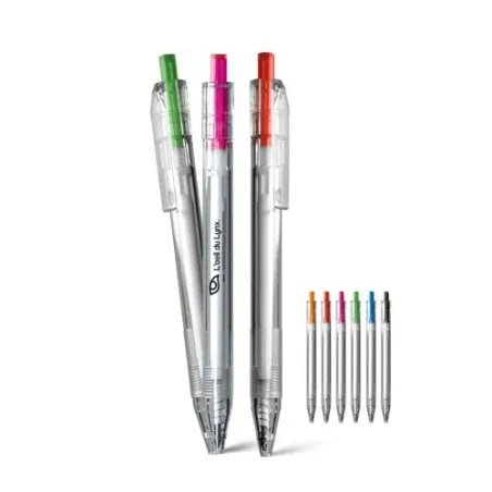 Stylo Bille Écologique en rPET - Écriture Bleue Personnalisée pas cher Couleurs : vert Matières : polyester recyclé cadeau entre