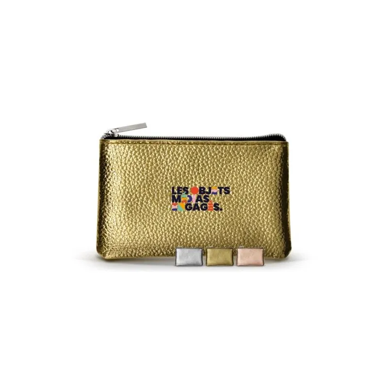 Porte-Monnaie Personnalisé Glossy - Cadeau d'Entreprise Unique Matières : coton organique Couleurs : rouge