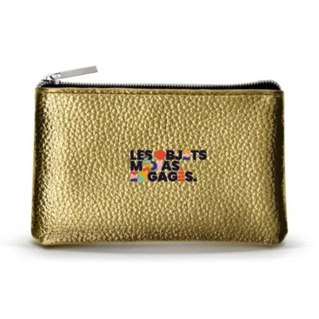 Porte-Monnaie Personnalisé Glossy - Cadeau d'Entreprise Unique Matières : coton organique Couleurs : blanc goodies entreprise de