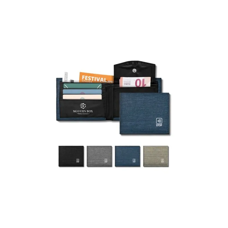 Porte-monnaie Anti RFID en rPET - Écologique et Pratique