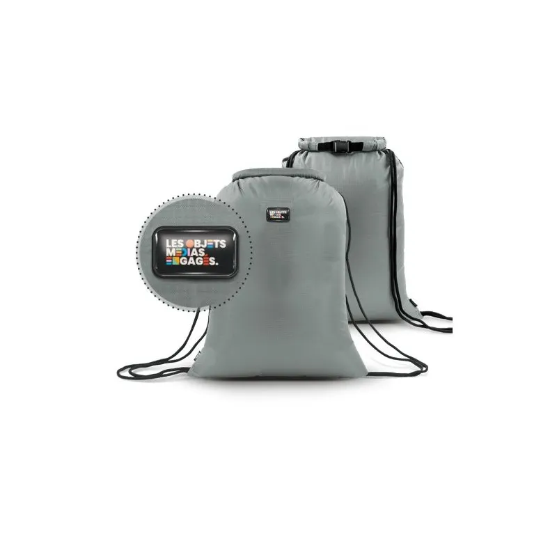 Sac de Gym Imperméable Écologique en rPET - Artemis Couleurs : noir Matières : polypropylène (PP) recyclé cadeau entreprise pas 