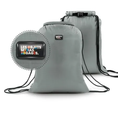 Sac de Gym Imperméable Écologique en rPET - Artemis Couleurs : noir Matières : polypropylène (PP) recyclé cadeau entreprise pas 