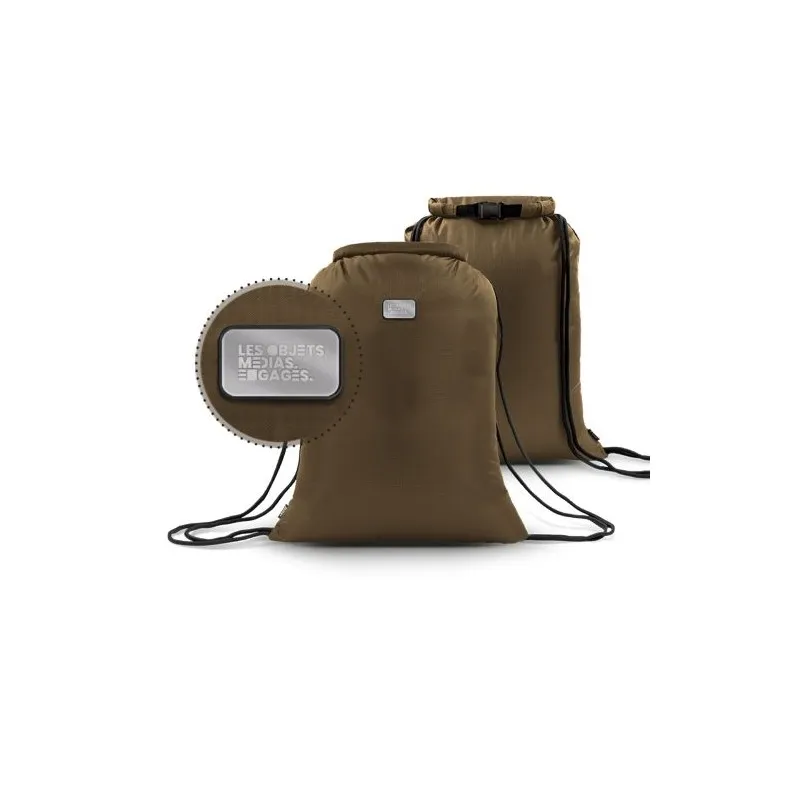 Sac de Gym Imperméable Écologique en rPET - Artemis Couleurs : noir Matières : polypropylène (PP) recyclé goodies publicitaire é