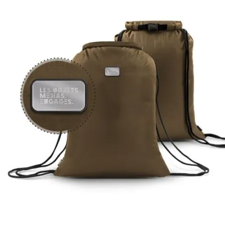 Sac de Gym Imperméable Écologique en rPET - Artemis Couleurs : noir Matières : polypropylène (PP) recyclé goodies publicitaire é