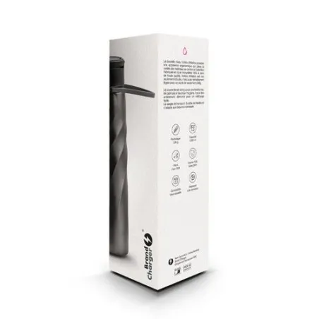 Gourde Isotherme 100 cl Personnalisée pour le Sport - ATHLETICA Couleurs : blanc Matières : polypropylène (PP) recyclé goodies p