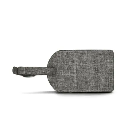 Étiquettes de Valise Personnalisées Pratiques Pas Cher - ETIQUETTE DE VALISE Matières : acier inoxydable Couleurs : argenté pers