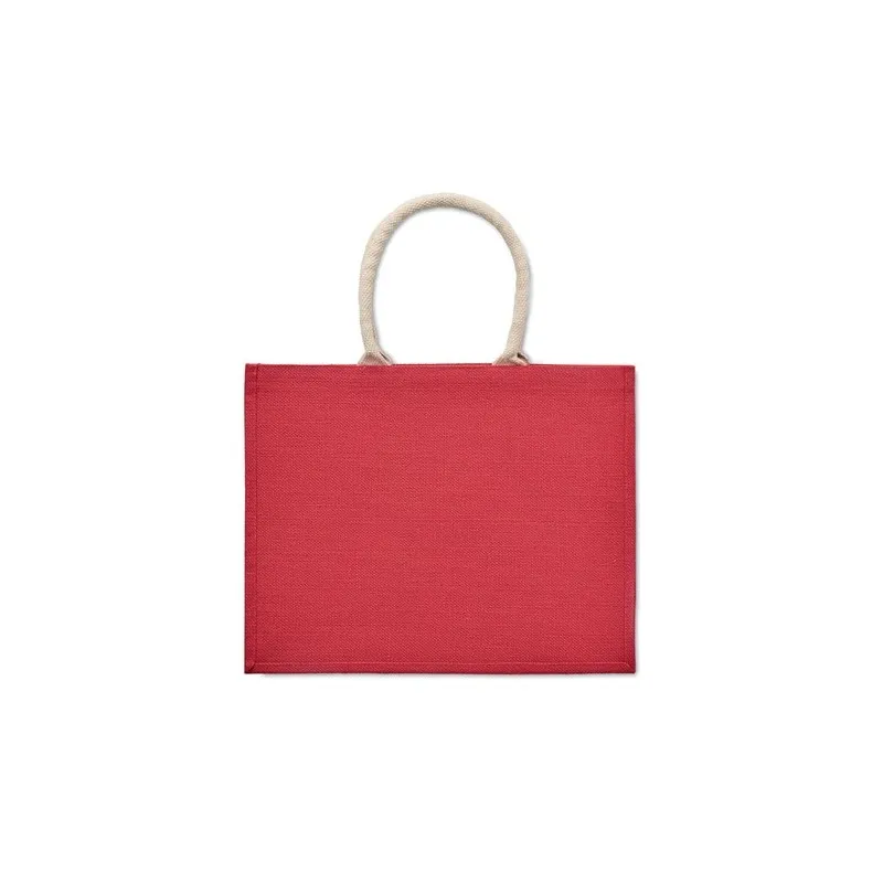 Sac Shopping Écologique Personnalisé en Jute Élégant AURA Matières : coton Taille textile : L Couleurs : bleu aqua livraison exp