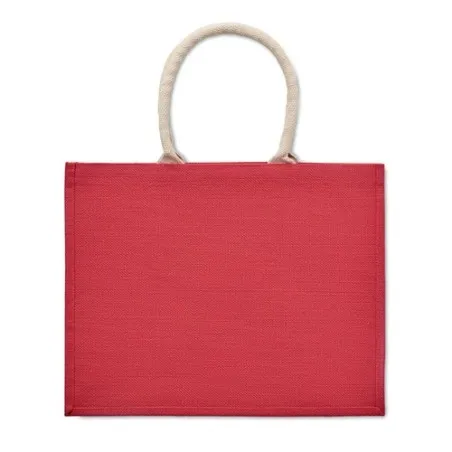 Sac Shopping Écologique Personnalisé en Jute Élégant AURA Matières : coton Taille textile : L Couleurs : bleu aqua livraison exp