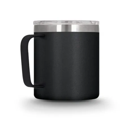 Mug isotherme double paroi inox avec couvercle personnalisé idéal cadeau entreprise Matières : carton recyclé personnalisable av