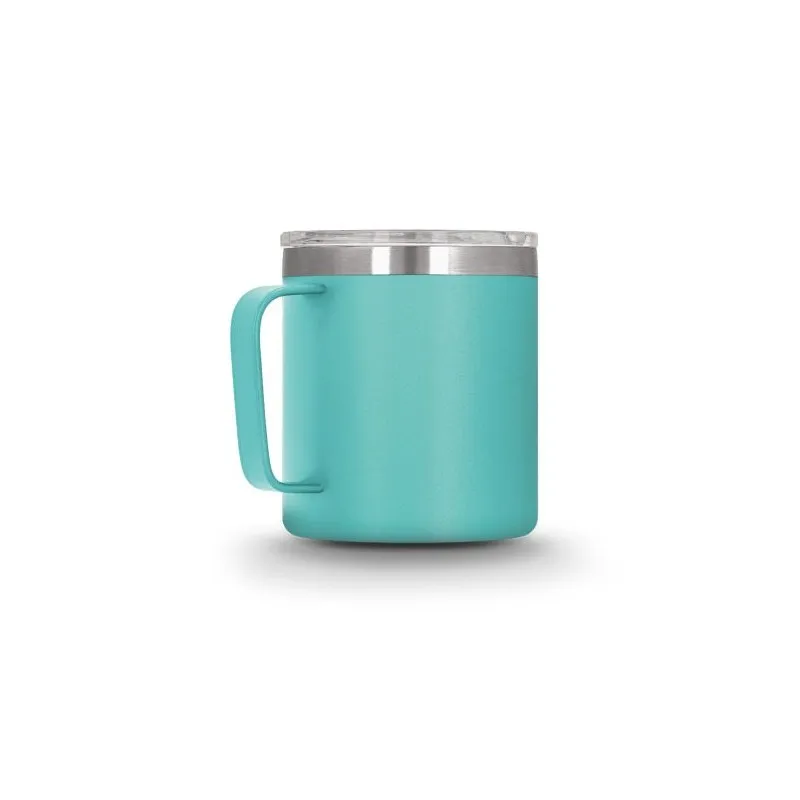 Mug isotherme double paroi inox avec couvercle personnalisé idéal cadeau entreprise Matières : aluminium Couleurs : noir goodies