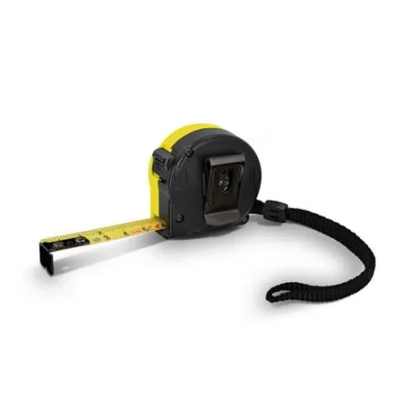 Mètre Ruban Jaune 3m x 16mm en Coque Plastique - Outil Publicitaire Personnalisé Matières : aluminium Couleurs : argenté objet p