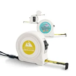 Mètre Ruban Jaune Personnalisable 3m x 16mm Couleurs : noir