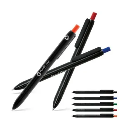 Stylo bille écologique à encre bleue en matière recyclée - Cadeaux d'entreprise