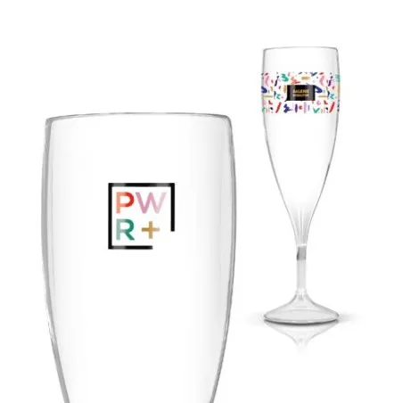 Flûte à Champagne Réutilisable en Tritan - 14 cl