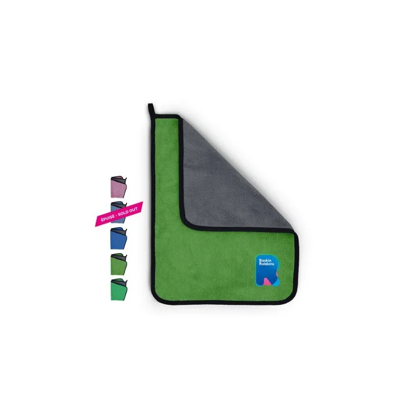 Serviette Microfibre 40x30 cm - Pratique et Personnalisable