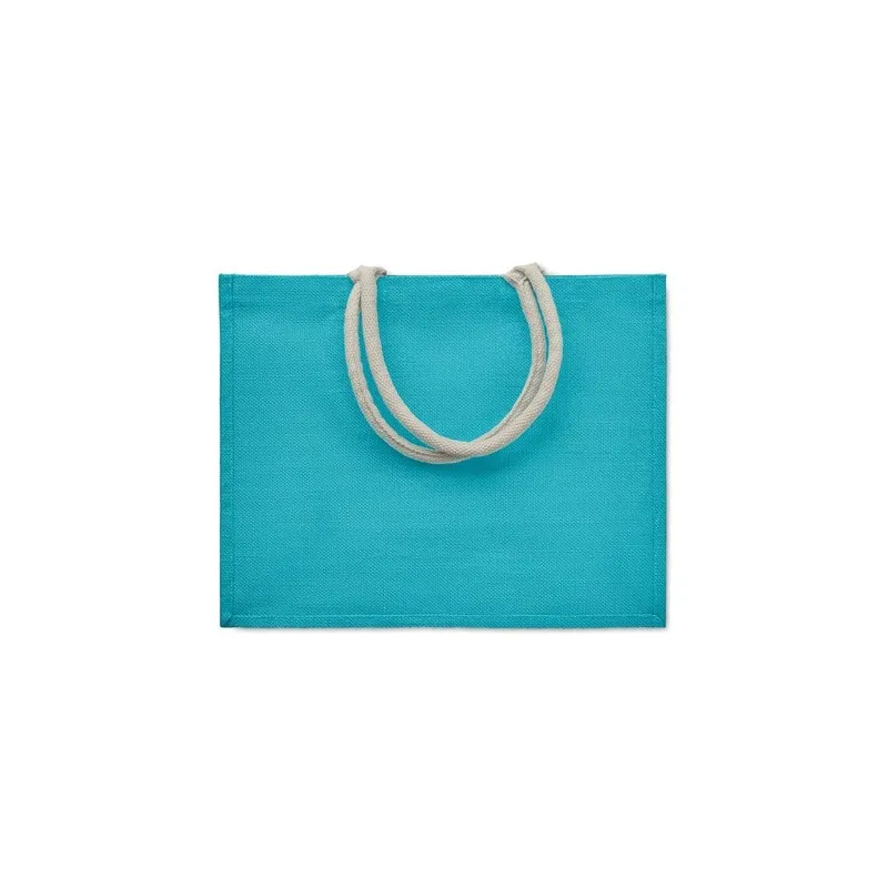 Sac Shopping Écologique Personnalisé en Jute Élégant AURA Matières : coton Taille textile : M Couleurs : vert bouteille impressi