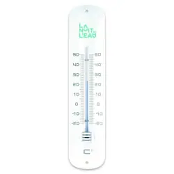 Thermomètre Métal Laqué 30cm - Élégance et Précision