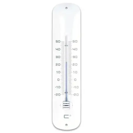 Thermomètre Métal Laqué 30cm - Élégance et Précision