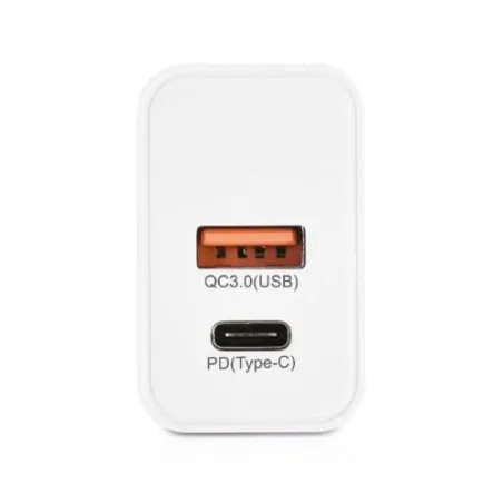 Chargeur Secteur Rapide 20W - USB QC3.0 & Type-C