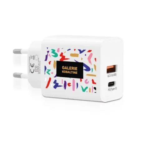 Chargeur Secteur Rapide 20W - USB QC3.0 & Type-C