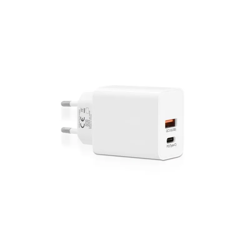 Chargeur Secteur Rapide 20W - USB QC3.0 & Type-C