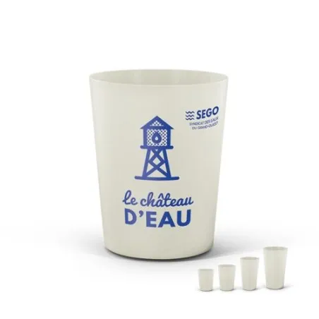 Gobelet Réutilisable Biocomposite 12 cl - Écologique Personnalisé