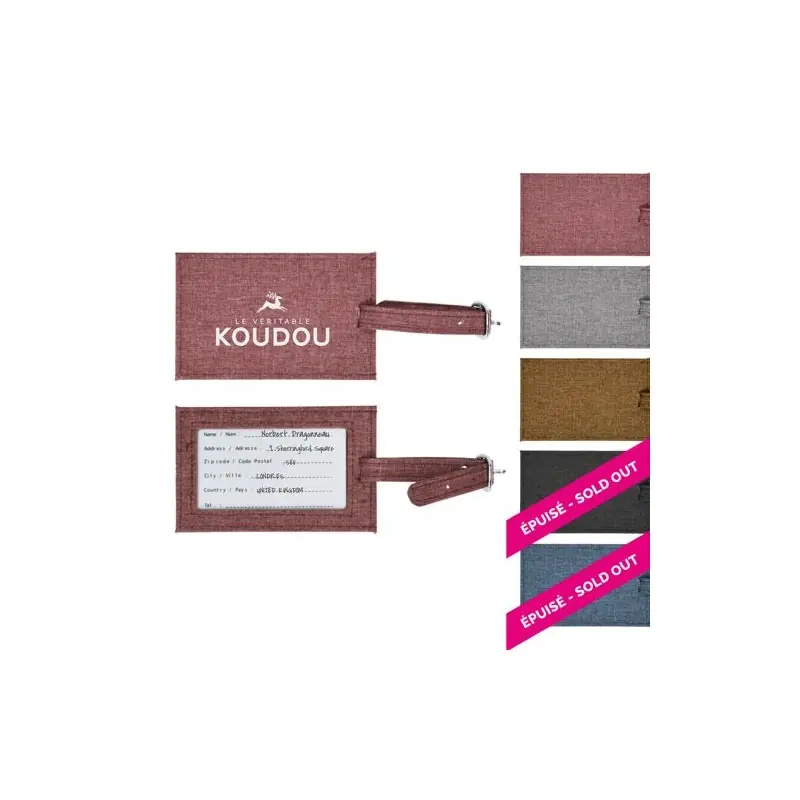 Étiquette de Valise Personnalisée et Tendance