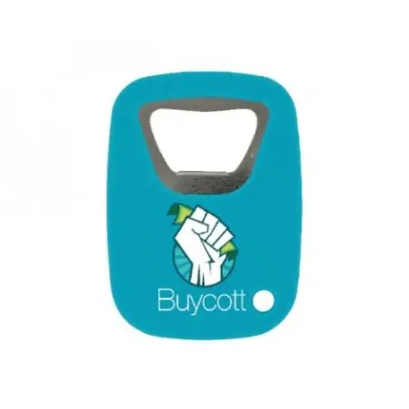 Décapsuleur Pratique Publicitaire - Cadeau d'Entreprise Matières : coton Taille textile : L Couleurs : bleu clair objet promotio